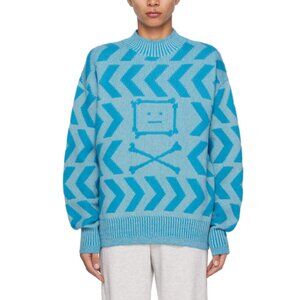 Acne Studios Blue Pattern Sweater